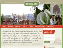 Tablet Screenshot of ospreyhillfarm.com